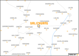 map of Dalizhuang