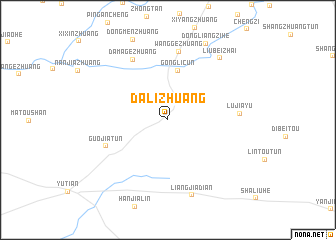 map of Dalizhuang