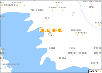 map of Dalizhuang
