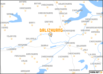 map of Dalizhuang