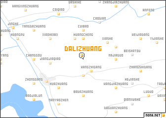 map of Dalizhuang