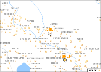 map of Dalī