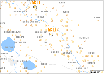 map of Dalī