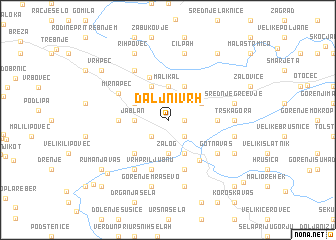 map of Daljni Vrh