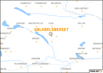 map of Dalkarlsberget