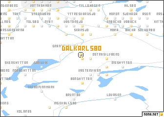 map of Dalkarlsbo