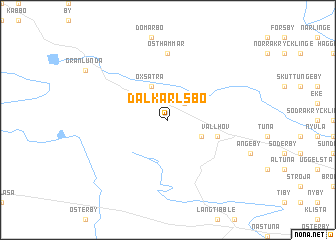 map of Dalkarlsbo