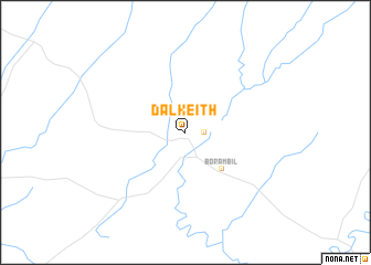 map of Dalkeith