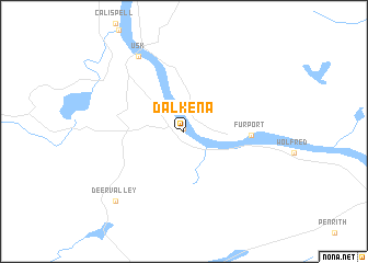 map of Dalkena