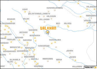 map of Dalkhān
