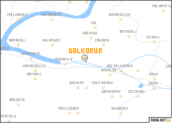 map of Dalkorur