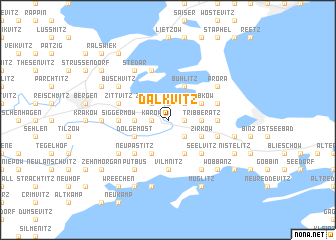 map of Dalkvitz