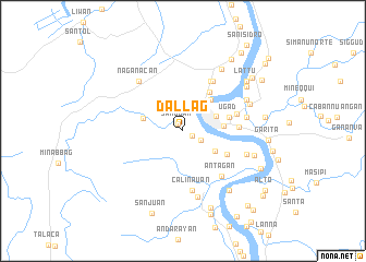 map of Dallag