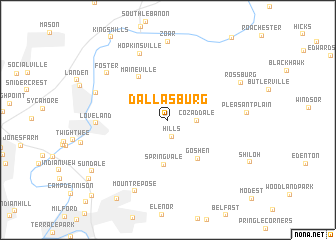 map of Dallasburg