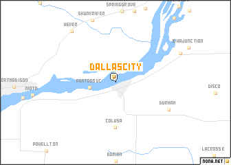 map of Dallas City