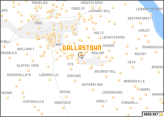 map of Dallastown