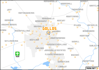 map of Dallas