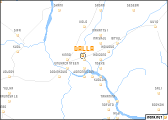 map of Dalla