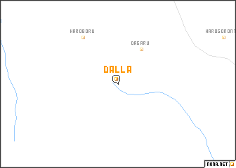 map of Dalla