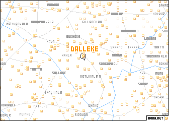map of Dalleke
