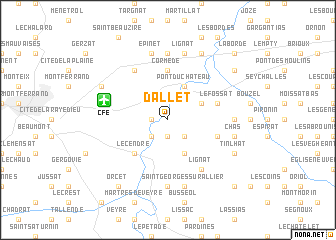 map of Dallet