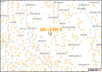 map of Dallewāla