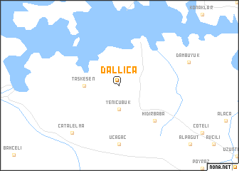 map of Dallıca