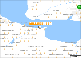 map of Dallingeweer