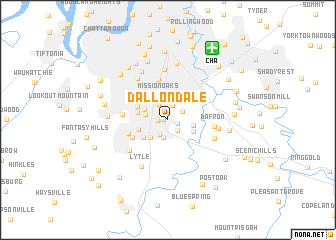 map of Dallondale