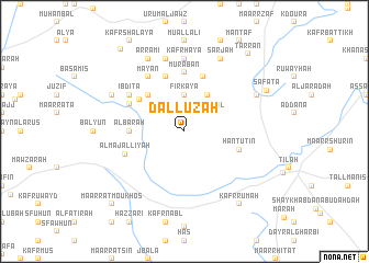 map of Dallūzah