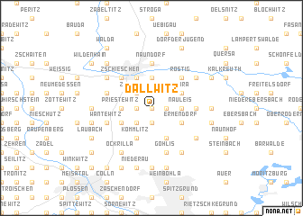 map of Dallwitz