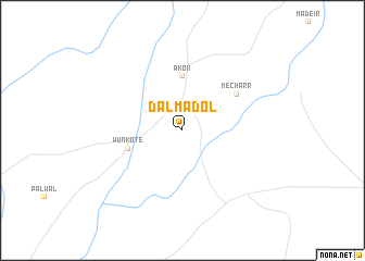 map of Dal Madol