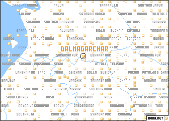 map of Dalmagar Char