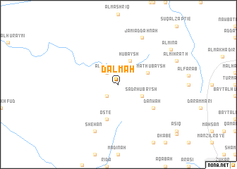 map of Ḑalmah