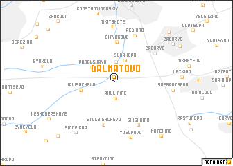 map of Dalmatovo