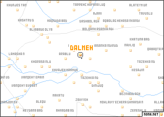 map of Dalmeh