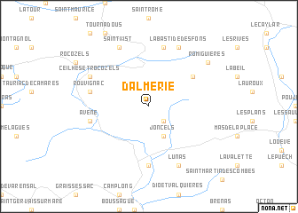 map of Dalmerie