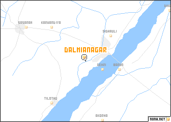 map of Dalmianagar