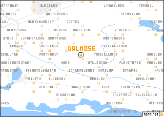 map of Dalmose