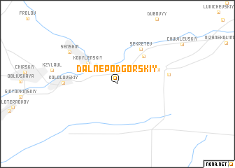 map of Dal\