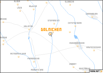 map of Dalʼnichenʼ