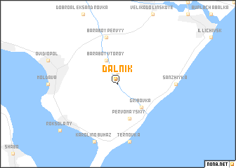 map of Dalʼnik