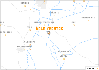 map of Dalʼniy Vostok