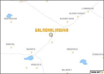 map of Dal\