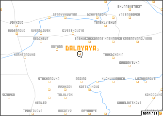 map of Dalʼnyaya