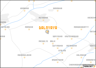 map of Dalʼnyaya