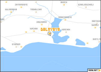 map of Dalʼnyaya