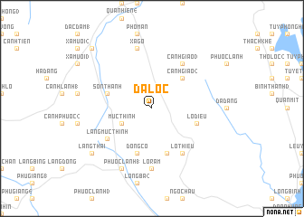 map of Ða Lộc