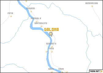 map of Daloma