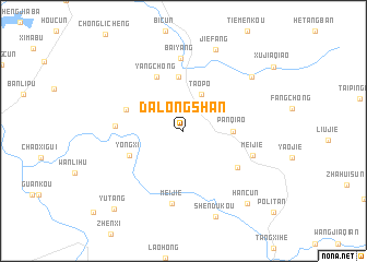 map of Dalongshan